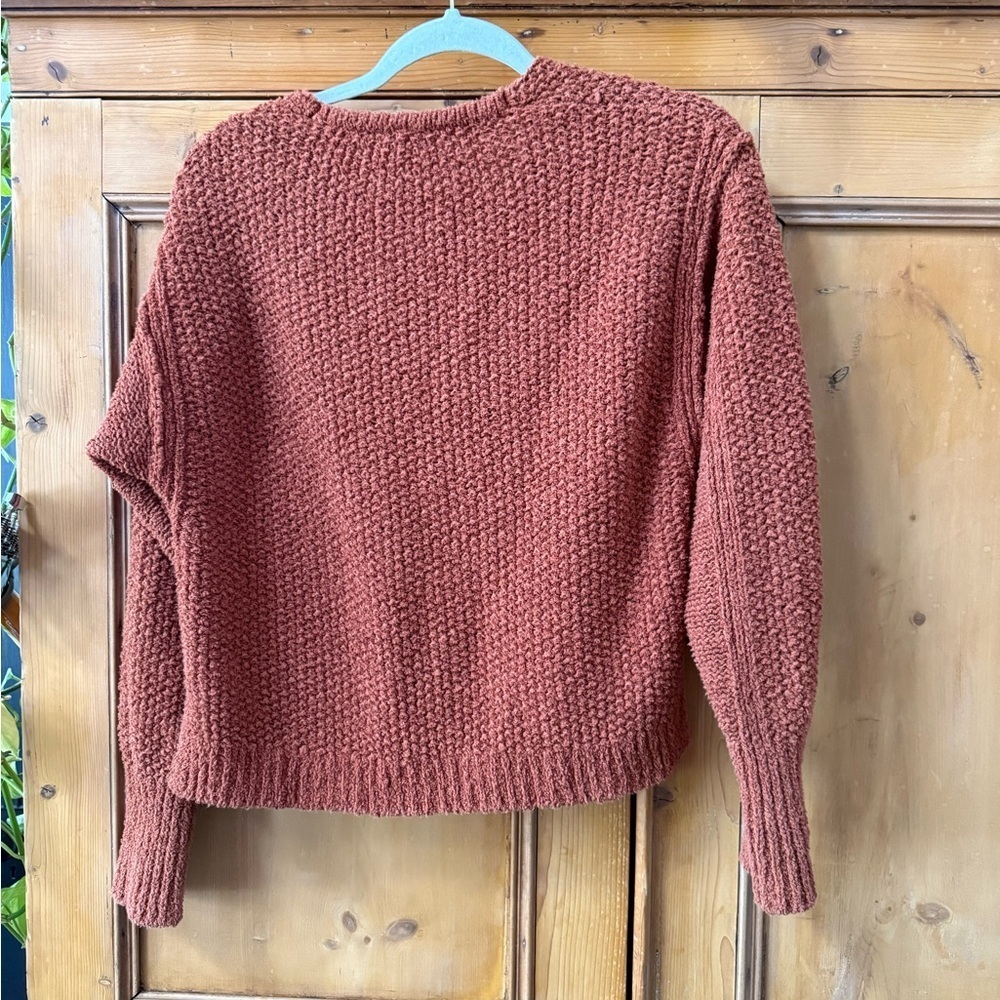Free People coco V-Neck Sweater cotton long sleeve - Picture 4 of 4